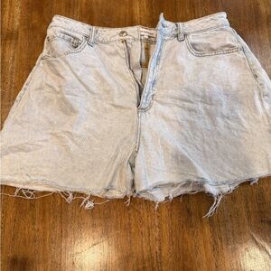 WeWoreWhat Faded Blue Jean Shorts